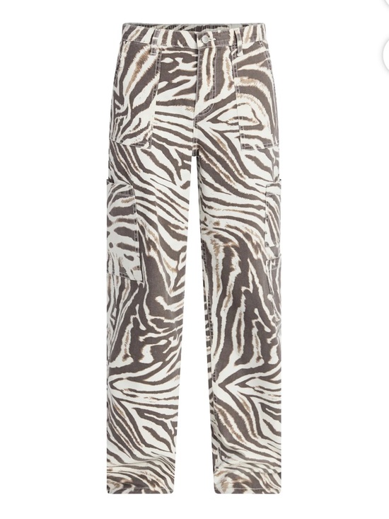 No Boundaries Pants - NWT! VIRAL Most Comfy EVER! No Boundaries Zebra Print Wide Leg Cargo Pants